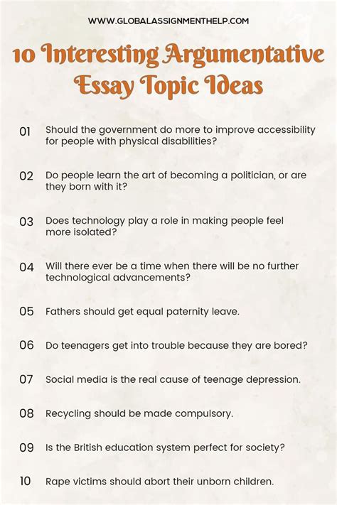 Argumentative Essay Topics: 195 Ideas .
